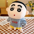 thumbnail image 3 of Popular peluche de juguete Rogue Crayon Shin Chan, lindo muñeco de peluche con capucha, pene burlón, polluelo, regalo divertido para amigos, Halloween, 3 of 5