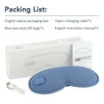 thumbnail image 3 of Flaremore 3D Heated Eye Mask with Massage,3 Heat Levels & 5 Vibration Modes,Graphene Warm Eye Compress for Tired Eyes & Screen Time,30-Min Auto Shut-Off,Type-C Rechargeable Sleep Mask, 3 of 9
