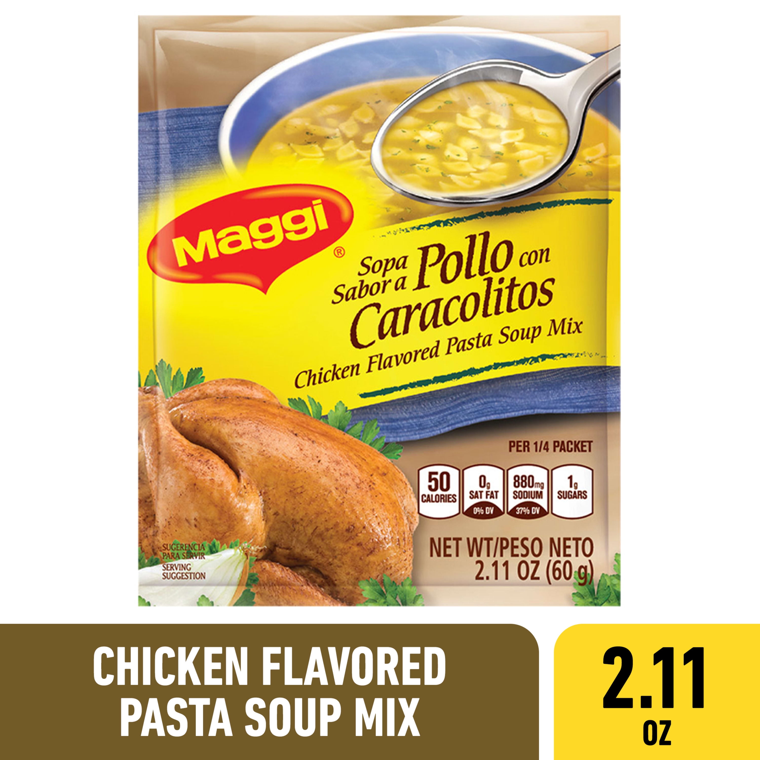 (24 pack) MAGGI Dehydrated Chicken Noodle Soup with Seashell Pasta, 1.79 oz