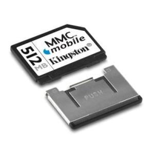 - Kingston MMC Mobile Dual Volt 512MB Memory Card (UKMMC512)