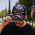 thumbnail image 3 of 911 25th Anniversary Hat, Never Forget 9/11 25th Anniversary Baseball Cap Patriotic Vintage Hats for Men Women, 3 of 5