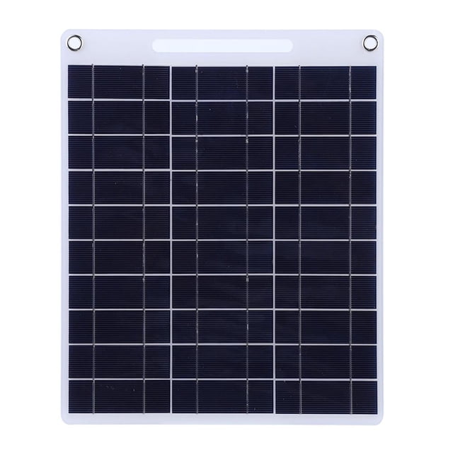 30W panel solar 5V polisilicio doble USB al aire libre vida de la célula solar impermeable WDOplteas Para estrenar