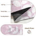 thumbnail image 5 of Lavender Leaves Round Area Rug 4 FT, Non Slip Indoor Outdoor Rug, Farmhouse Botanical Branch Vintage Modern Washable Soft Circular Carpet Non-Shedding Floor Mat for Coffee Table Nursery Foyer Balcony, 5 of 7