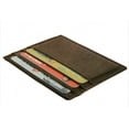 thumbnail image 7 of Black Genuine Leather Men's Wallet ID Credit Card Thin Holder Minimalist Ultra Thin Billfold, 7 of 7