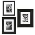 thumbnail image 3 of Kate and Laurel Odessa Gallery Wall 8 Piece Frame Set with Assorted Size Frames, Black, 3 of 6