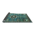 thumbnail image 2 of Ahgly Company Indoor Square Abstract Light Blue Modern Area Rugs, 7' Square, 2 of 4
