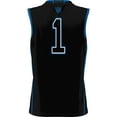thumbnail image 3 of Male GameDay Greats #1  Black BYU Cougars  Lightweight Basketball Jersey, 3 of 4
