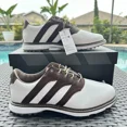 thumbnail image 2 of Adi-das MC Z-Traxion White/Brown Golf Men's Shoes IG0910 Size 11, 2 of 6