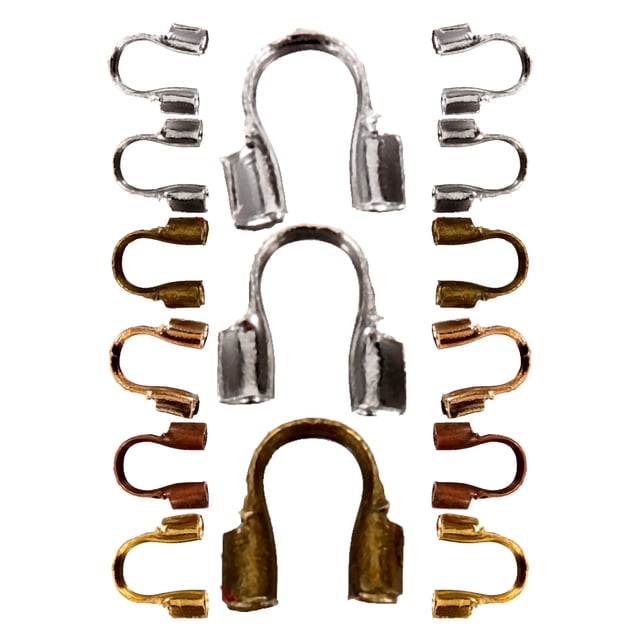 unbranded 600Ud Terminales En U Para Proteger En Bisutería Accesorios Metal Variados Colores