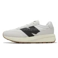 thumbnail image 2 of New Balance 370 NB Beige Black Men Unisex Casual Lifestyle Shoes SneakerU370CA-D, 2 of 6