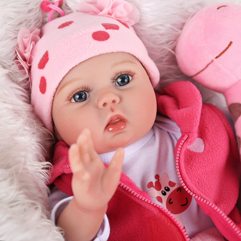 CHAREX Reborn Baby Dolls - 22 inches Realistic Newborn Soft Vinyl Baby  Dolls Toy for Kids Age 3+