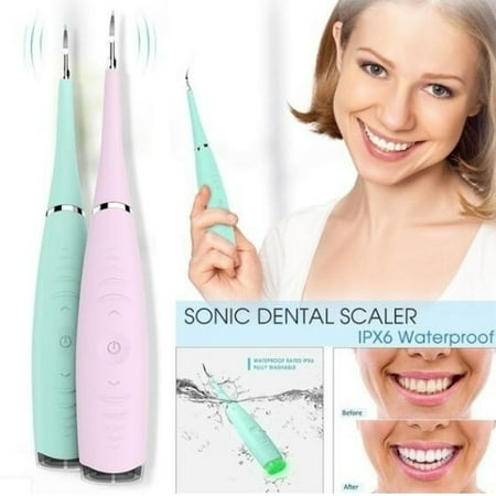 Portable Electric Sonic Dental Scaler Tooth Calculus Remover Tooth Stains Tartar Tool Dentist Whiten Teeth Health Hygiene White Walmart Canada