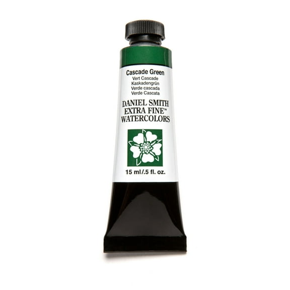 Daniel Smith Extra Fine Watercolor, 15 ml, Cascade Green