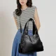 thumbnail image 4 of Bolsos de mano de piel sintética suave auténtica para mujer, bolso de hombro vintage, bolso de mano de diseñador de lujo para mujer, bolsos de mano de gran capacidad, Sac A Main, 4 of 5