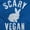 Royal, variant on Scary Vegan Bunny Rabbit Vegetarian Long Sleeve TShirt Men Women Brisco Brands X