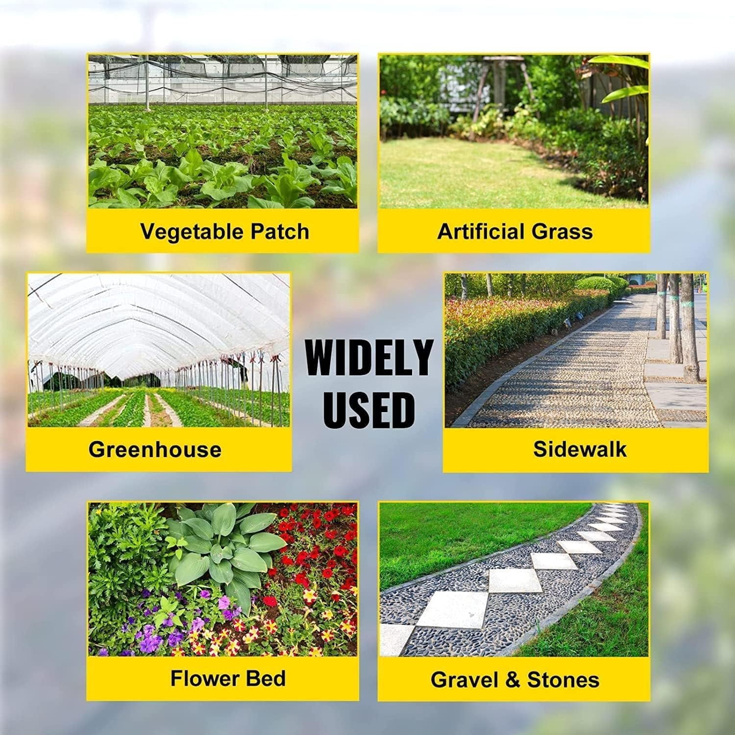 4 ft x 250 ft  Weed Barrier Landscape Fabric, 5 oz Heavy Duty, Weed Control Fabric, High Permeability Good for Flower Bed, Driveway Fabric Ground Cover