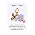 thumbnail image 2 of Butterfly Daisy Keychain, Pocket Hug Cute Charms Butterfly Daisy Themed Keychain, Heartwarming Blessing Pendant with Pocket Hug Card, Cute Backpack Purse Key Ring Gift for Women, Teachers & Mentors, 2 of 4