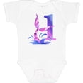 thumbnail image 3 of Inktastic 1st Birthday Mermaid Tail Boys or Girls Baby Bodysuit, 3 of 5
