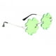 thumbnail image 4 of Gafas de Sol Sunnimix Sin Montura Cuatro Hojas Verde Claro, 4 of 8