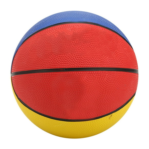 Mini Basketball,Rubber No.3 Little White Wear Resistant Basketball Kindergarten Basketball Ultra Responsive