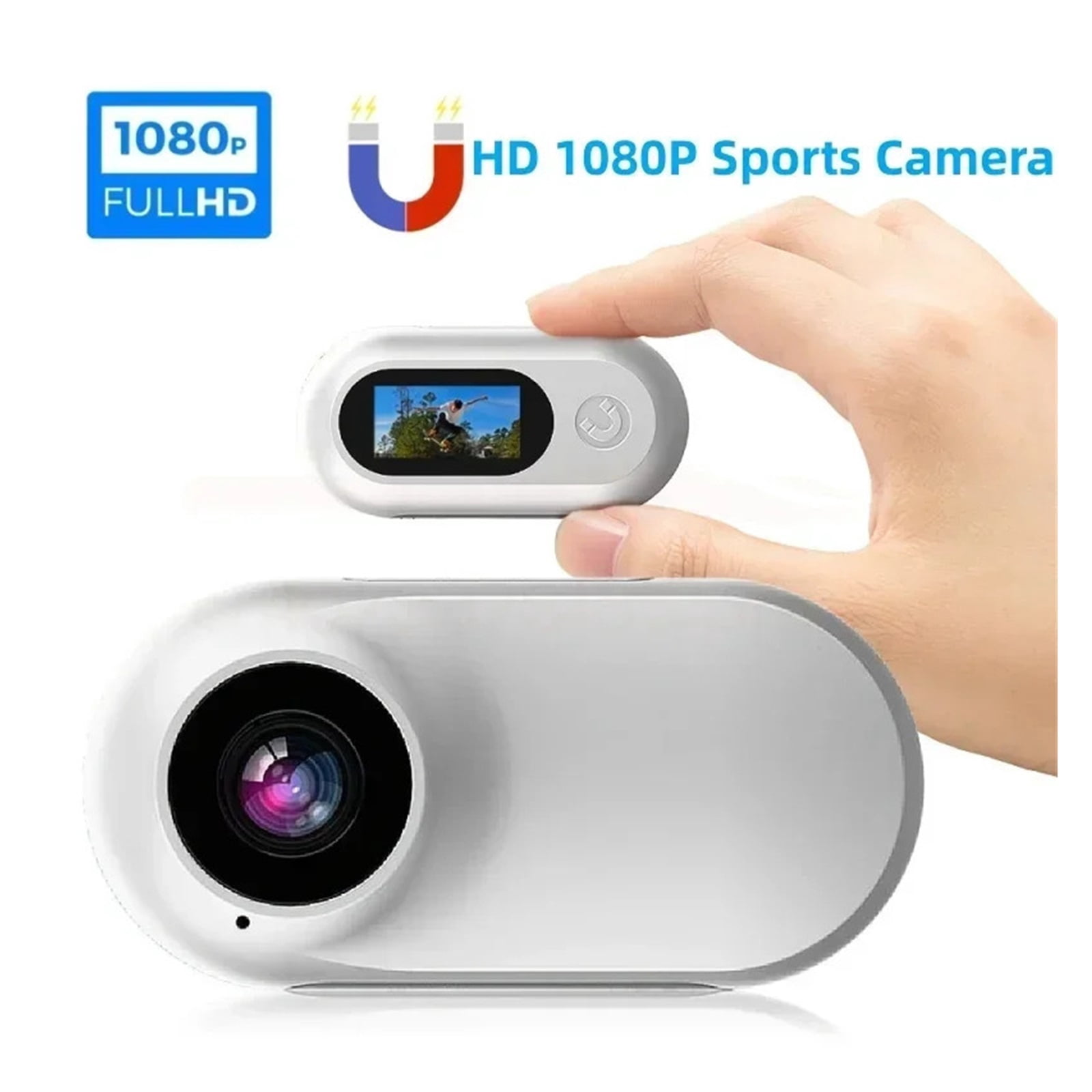 Action Anti Shaking Mini Camera 1080P HD Head Mounted Magnetic Thumb Camcorder Outdoors DV Sport Video Recorder Bike Helmet Cam
