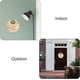 thumbnail image 5 of Welcome Door Sign with Logo, Wreath, Porch Decor, Wooden Pendant with Artificial Green Plants and Arches, Suitable for Villa Facade, Farmhouse, Yard, 5 of 5