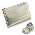 thumbnail image 2 of Leather Purse For Women RFID Blocking Soft Cowhide Compact Wallet Stylish Small Handbag Spacious Organizer Secure Durable, 2 of 4