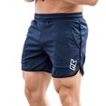 thumbnail image 2 of Faithtur Men Summer Swim Shorts Solid Color Elastic Waist Swimming Trunks, 2 of 2