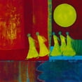 thumbnail image 2 of van Ginkel, Marjolijn 20x20 White Modern Wood Framed Museum Art Print Titled - Red Carpet II, 2 of 4