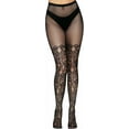 thumbnail image 3 of YooGuoGuo Womens Vintage Fishnet Lace Tights Hosiery, Floral Vine, Queen US, 3 of 7