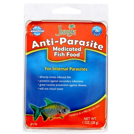 Anti-Parasite Medicated Fish Food, 1 oz.