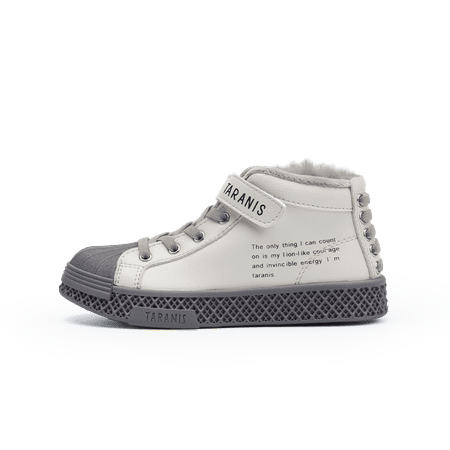 

TARANIS Kids Sneaker High-top Non-Slip Running Secure Warm Shoes Winter New