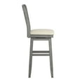 thumbnail image 5 of Weston Home Sheena Slat Bar Stool with Swivel, Antique Grey, 5 of 5