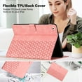 thumbnail image 5 of Dteck for for iPad Mini 7 (A17 Pro) 2024,iPad Mini 6 Generation 8.3 Inch Case 2021, Premium PU Leather Card Slots Adjustable Stand Cover with Auto Sleep/Wake Feature Protective Case, Pink, 5 of 7
