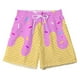 thumbnail image 2 of WILLBEST Pantalones Cortos Casuales para Hombre, Ideales para Nadar En La Playa y Hacer Ejercicio, con Un Elegante Diseño con Cordones y Estampado de Hielo Derretido para Cualquier Temporada., 2 of 5