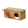 thumbnail image 3 of Casa para hámster con escalera para trepar, escondite multifuncional para hámster, decoración de hábitat. agujero redondo, 3 of 9
