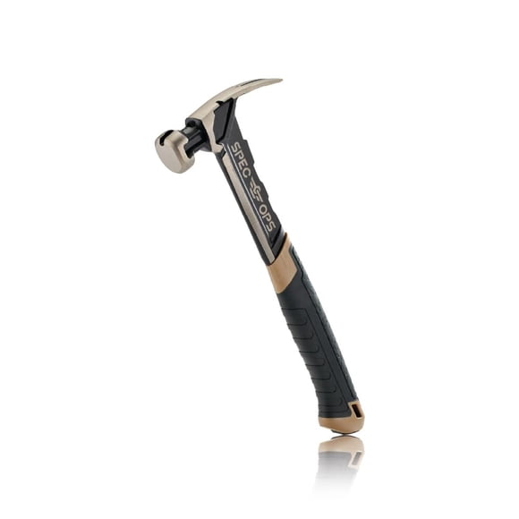 Martillo de Clavar Spec Ops Tools 16 Onzas Garra Rasgada Agarre Absorbente de Golpes