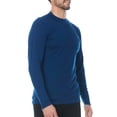 thumbnail image 4 of Men's Merino Wool Midweight Rogers Mock Neck - Long Sleeve - Navy - Smasll, 4 of 4