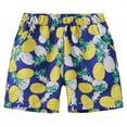 thumbnail image 1 of Boys' P Tree Print Swim Trunks Lightweight Beach Shorts Kids 1 9 Years Clothes, 1 of 7