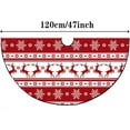 thumbnail image 3 of FMSHPON Valentine's Heart Bicycle Xmas Christmas Tree Skirt Stand Mat for Holiday Party Decoration Indoor Outdoor 48 inches, 3 of 3