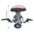 thumbnail image 4 of Injueey Materiales de resina decoración de escultura de calavera de vaquero para un adorno de calavera de vaquero de belleza duradera Kits de decoración para fiestas, 4 of 6