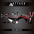 thumbnail image 2 of Attack Graphics Custom Velocity Complete Bike Graphics Kit for Honda CRF450R 2018, 2 of 2