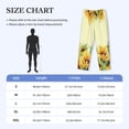 thumbnail image 2 of Salouo Sunflowers On A Yellow Background Print Pajama Pants for Men, Lounge Pants Elastic Waistband Casual Men's sleepwear Loungewear Sleep Pajama Pant -XX-Large, 2 of 7