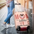 thumbnail image 3 of I'm a Pug Mom and a Registered Nurse Nothing Scares Me Travel Luggage Cover Dog Lover Gifts Suitcase Dust Protective Decor - 00002, 3 of 5