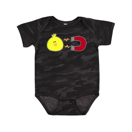 

Inktastic Chick Magnet Gift Baby Boy or Baby Girl Bodysuit