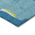 thumbnail image 4 of Addison Rugs Chantille Indoor/Outdoor Transitional Abstract Aqua Washable Runner Rug, 2'3" x 7'6", 4 of 6