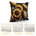 thumbnail image 4 of GOSMITH  Vintage Microfiber Sunflower Body Pillow Cover, Black White, 4 of 5