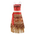 thumbnail image 2 of Vestidos de Moana de Disney, ropa para niñas, Cosplay, vestido de princesa Vaiana, collar, peluca, fiesta de Carnaval para niños, conjunto de disfraz bonito de verano, 2 of 5