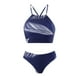 thumbnail image 2 of Bikini Trajes de Baño de Mujer Encaje Bikini con Falda Larga de Gasa, Traje de Baño de Tres Piezas para la Playa, 2 of 4
