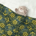 thumbnail image 2 of Rocae Marine Anchors And Compass for Pet Blanket Dog Blanket Cat Blanket Soft Sleep for Small Medium Pet-Large, 2 of 8